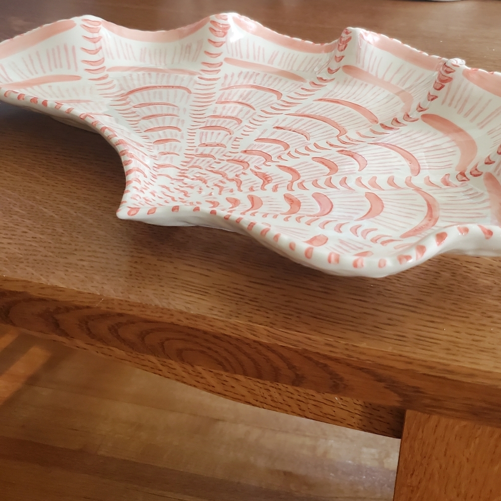 Anthropologie Lucie de Moyencourt Platter - peach - Picture 13 of 16